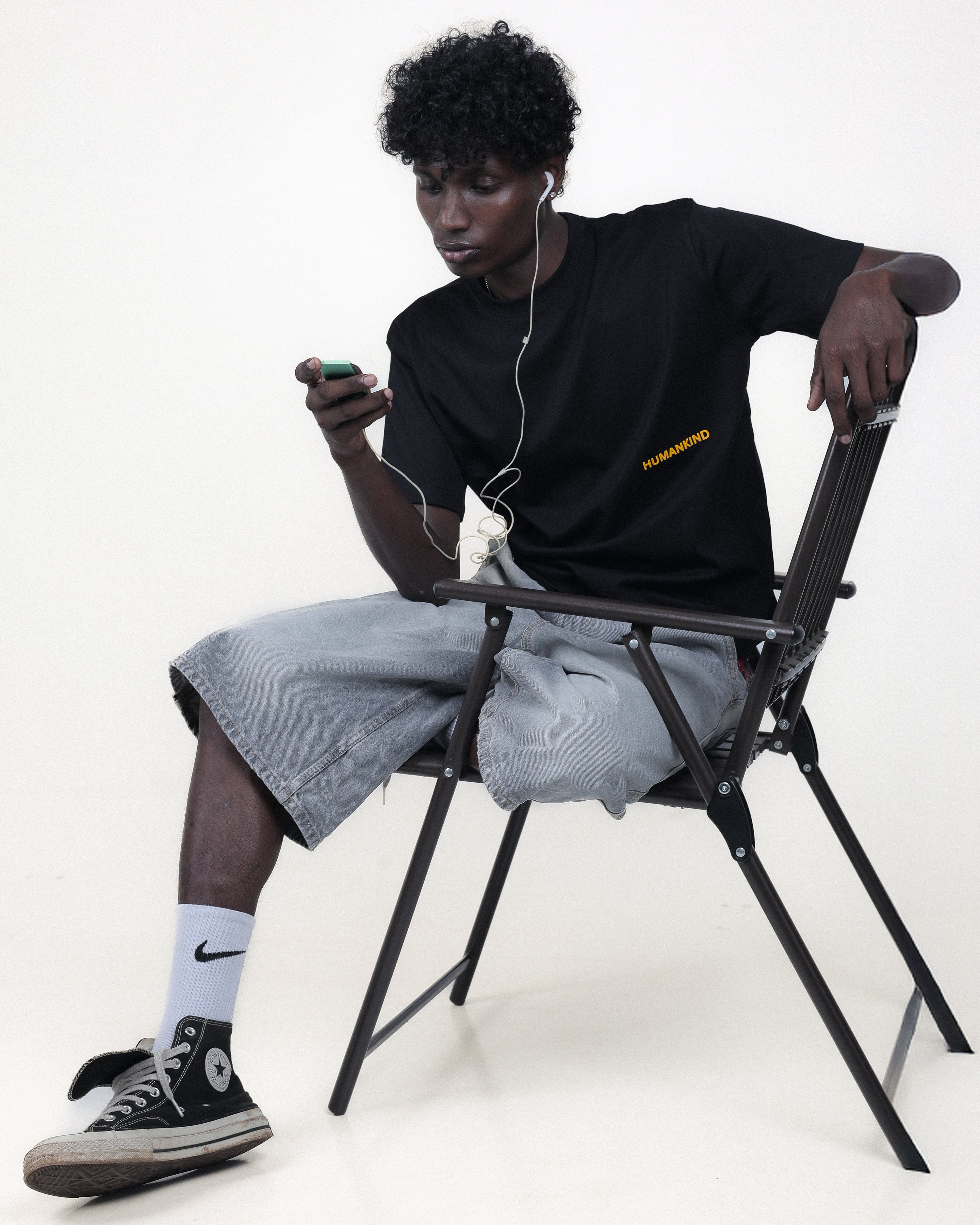 Black Essential Tee