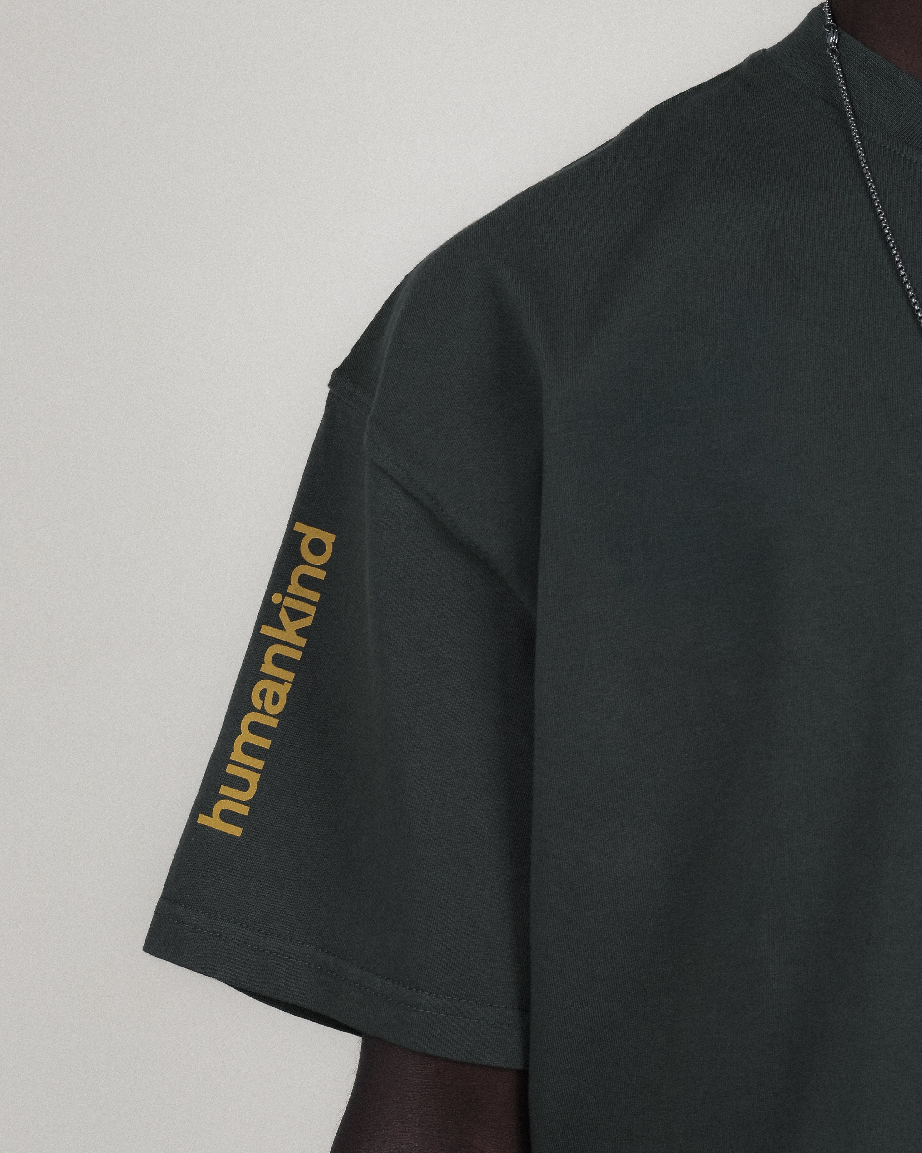 Olive Pixel Flame Tee
